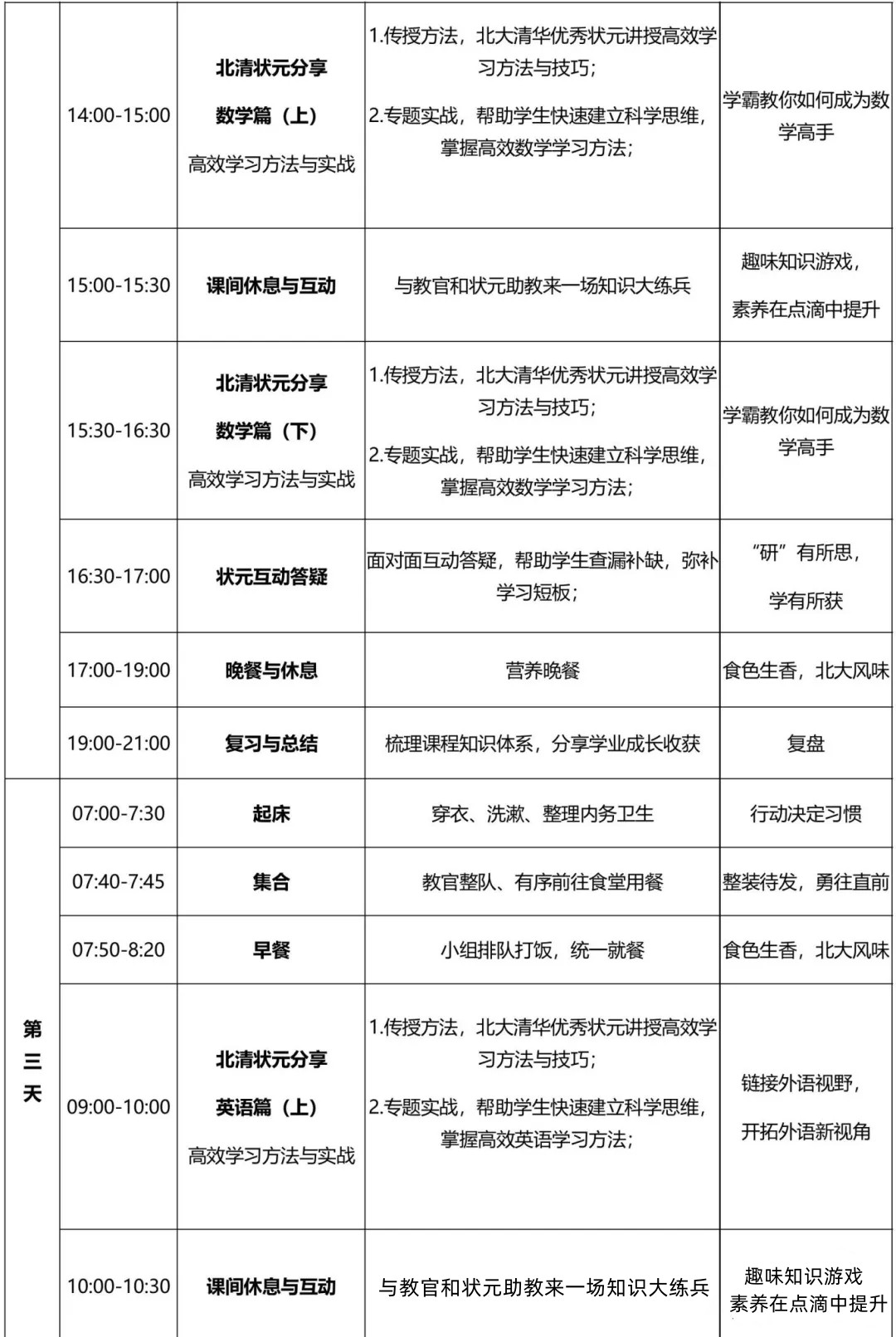 北京大学青少年状元陪跑班开始招募啦！